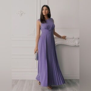 Pretty in Purple long party dress